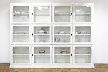 Image showing White cabinet