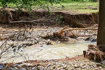 Image showing Debris flow