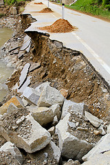 Image showing Land slide