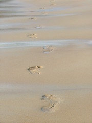 Image showing footsteps