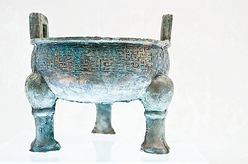 Image showing Ancient bronze ding