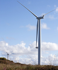 Image showing Repairing a windmill