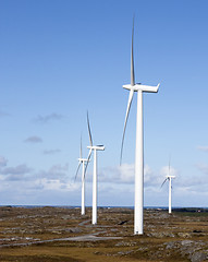 Image showing Wind mills