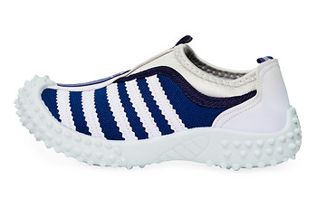 Image showing Sports shoe made â€‹â€‹of cloth with rubber sole