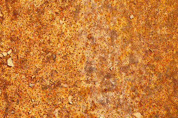 Image showing Surface of rusty sheet metal - pattern