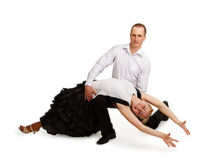 Image showing A pair of professional dancers