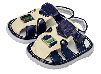 Image showing Baby leather sandal