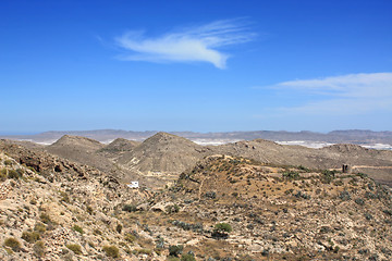 Image showing Arid Landscape in Andalusia, Spain