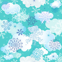 Image showing Seamless winter pattern