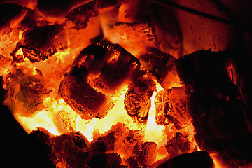 Image showing Burning embers