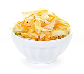 Image showing Bowl of coleslaw