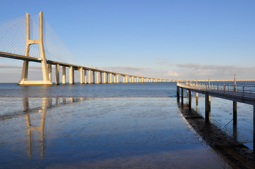 Image showing Vasca da Gama Bridge