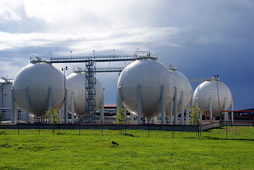 Image showing Gas tanks