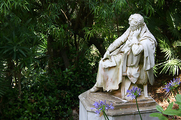 Image showing Lord Byron sculture