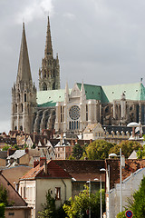 Image showing Chartres downtown