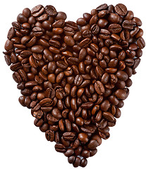 Image showing Heart Shaped Coffee