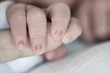Image showing Baby hands