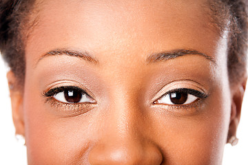 Image showing African beauty eyes