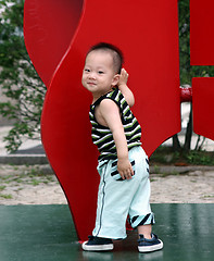 Image showing Cute Asian boy