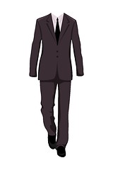 Image showing male business suit, design elements