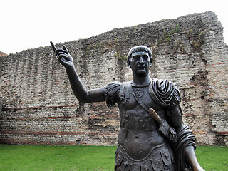 Image showing Emperor Trajan Statue