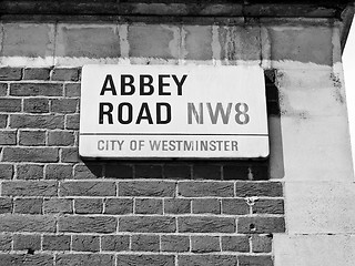 Image showing Abbey Road, London, UK