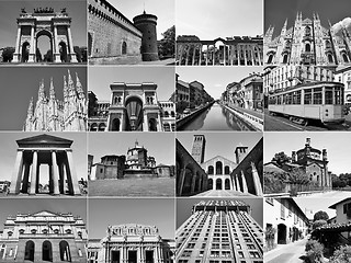 Image showing Milan landmarks