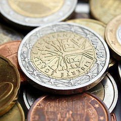 Image showing Euro coin