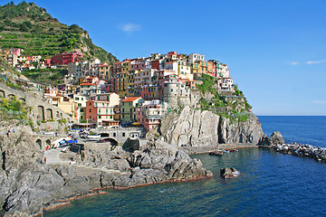 Image showing Italy. Cinque Terre region. Manarola village 