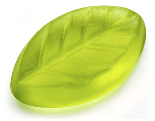 Image showing Leaf shaped jelly