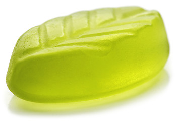 Image showing Leaf shaped jelly