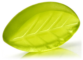 Image showing Leaf shaped jelly