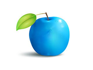 Image showing apple blue