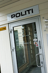 Image showing Police entrance