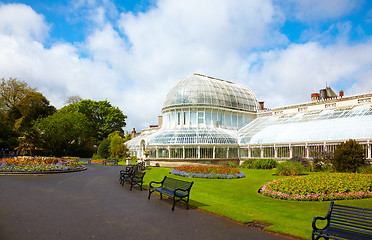 Image showing The Palm House at the Botanic Gardens