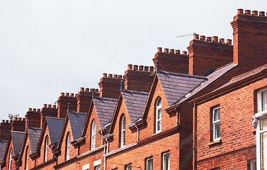 Image showing Roof of townhouse