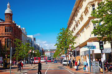 Image showing General street view in Belfast