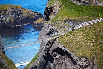 Image showing Carrickarade Rope Bridge 