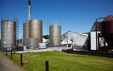 Image showing grain-alcohol distillery
