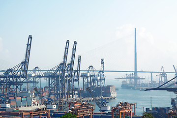 Image showing container pier