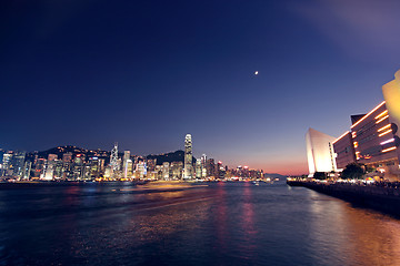 Image showing hongkong night