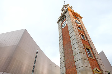 Image showing clock tower in hong kong 