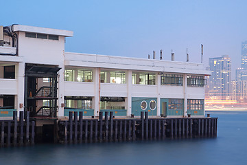 Image showing Ferry Pier to remote island of Hong Kong 