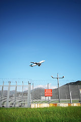 Image showing Airplane flying