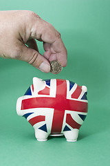 Image showing Saving British pounds