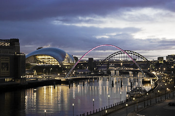 Image showing Newcastle quayside