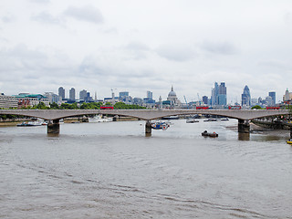 Image showing River Thames in London