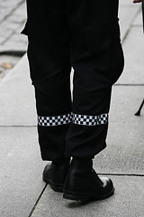 Image showing Police boots