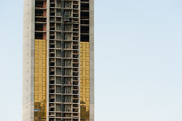 Image showing Skyscraper under construction