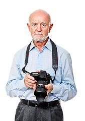 Image showing senior photographer